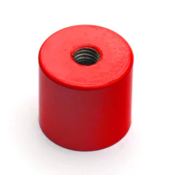 Magnes w obudowie — średnica ⌀20,6 mm, wys. 19 mm, gwint wewnętrzny M6 — alnico - 008
