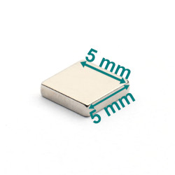 5x5x1,2 magnes neodymowy