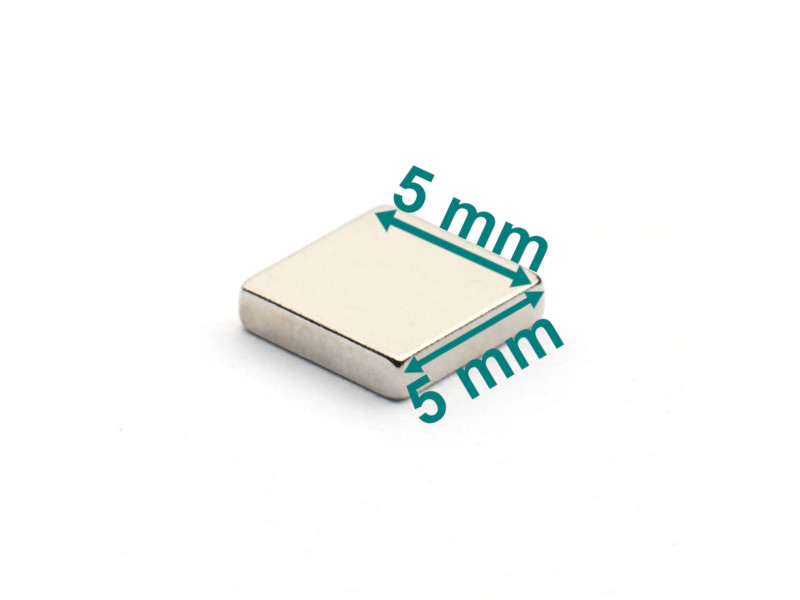 5x5x1,2 magnes neodymowy 5x5x1,2 magnes neodymowy