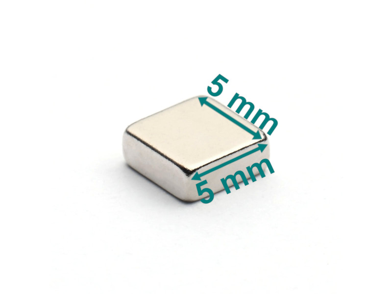 5x5x2,5 magnes neodymowy 5x5x2,5 magnes neodymowy