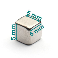 5x5x5 magnes neodymowy