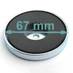 Magnes w obudowie — ⌀67 mm,...