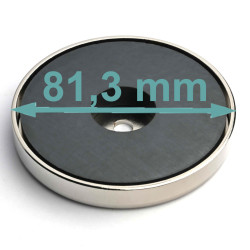 Magnes w obudowie — ⌀81,3...