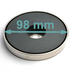 Magnes w obudowie — ⌀98 mm,...
