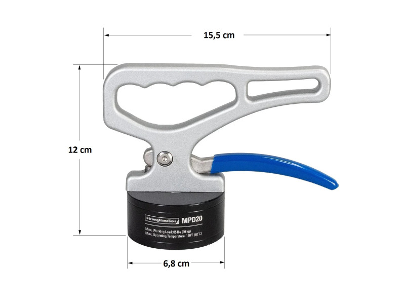Uchwyt magnetyczny z rozłączanym polem MPD20 Stronghandtools