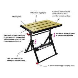 Przenośny stół spawalniczy TS3020 NOMAD™ Stronghandtools