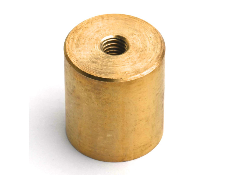 Magnes w obudowie mosiężnej, ⌀22,3 mm, gwint wewn. M6, wys. 25 mm, Samarowo-kobaltowy