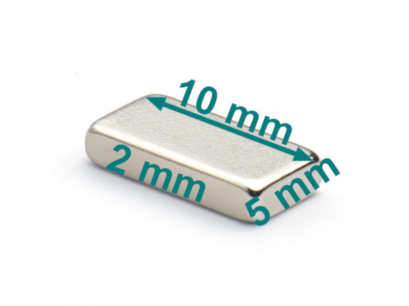 magnes neodymowy 10x5x2 magnes neodymowy 10x5x2