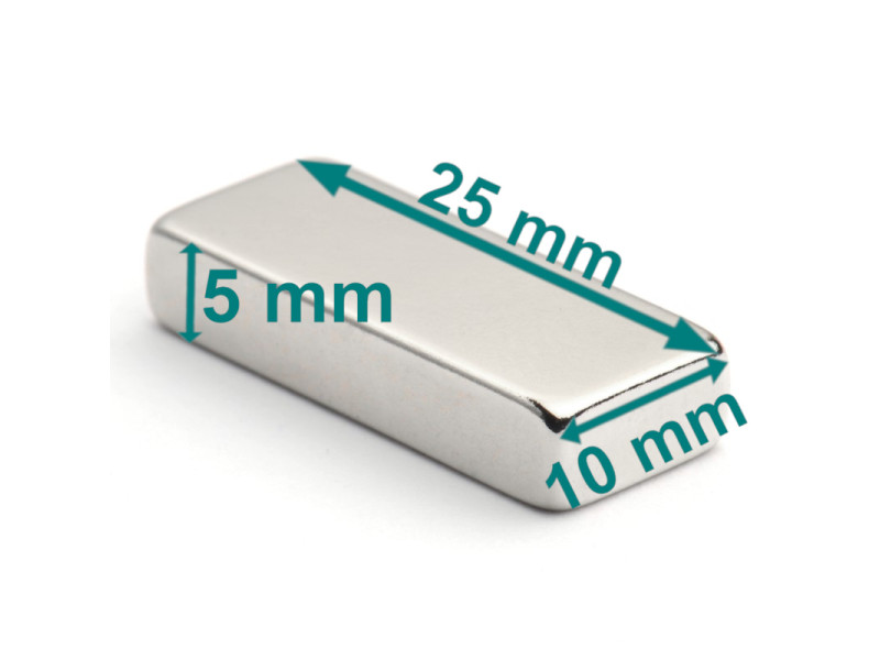 magnes neodymowy 25x10x5 magnes neodymowy 25x10x5