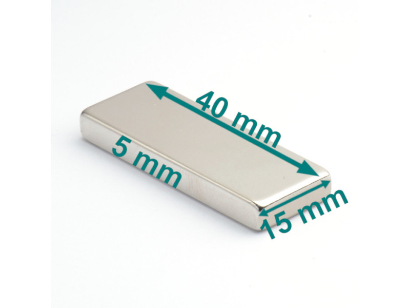 magnes neodym 40x15x5 magnes neodym 40x15x5