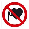 Caution! Persons with pacemaker presence ban!