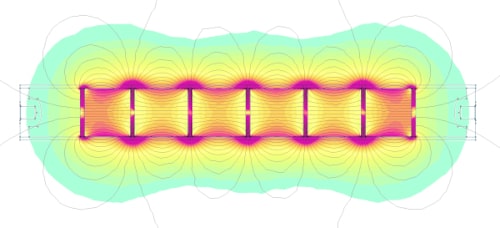 Przykładowy rozkład pola magnetycznego w wałku magnetycznym600x.jpg