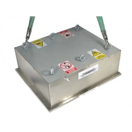 Separator magnetyczny płytowy 750x630x253 / F z płytą ułatw. czyszczenie
