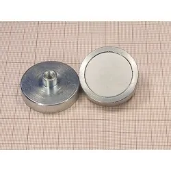 UM 40 X 8,5 X M6 wewn. X 15,5 / N - uchwyt magnetyczny - 006