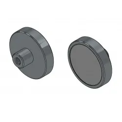 UM 32 X 7 X M5 wewn. X 15,5 / N - uchwyt magnetyczny - 003
